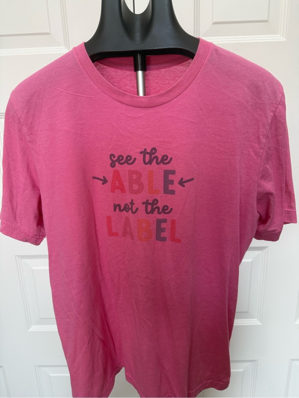 See the Able Not the Label Pink Short Sleeve Tee